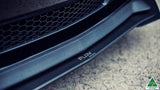Black 2018 Mustang S550 FN Front Splitter