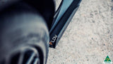 Black 2018 Mustang S550 FN Side Splitter Winglets