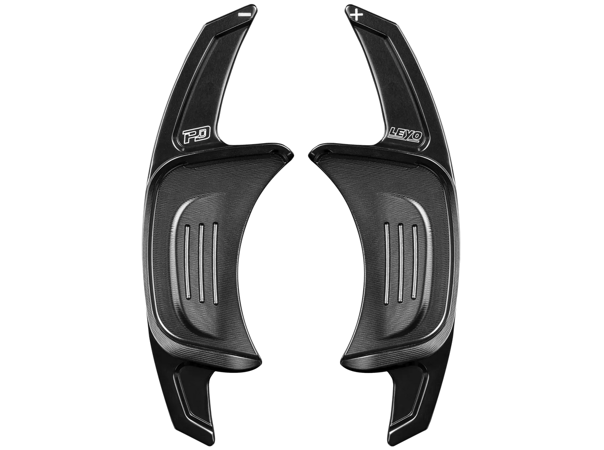 LEYO Motorsport MK7 Golf GTI/R Billet Paddle Shift Extension Gen2 features sleek design and precision fit for enhanced dri...