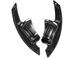 LEYO Motorsport VW MK5/6 Billet Paddle Shift Extension, sleek black design enhances driving precision and style.