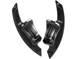LEYO Motorsport VW MK5/6 Billet Paddle Shift Extension, sleek black design enhances driving precision and style.