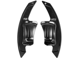 LEYO Motorsport VW MK5/6 Billet Paddle Shift Extension in sleek black with ergonomic design for enhanced driving control.