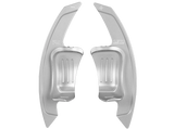 LEYO Motorsport VW MK5/6 Billet Paddle Shift Extension, sleek silver design enhances shifting precision and driving experi...