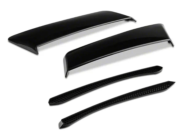 MP CONCEPTS Mustang Side Scoops in unpainted finish enhance aerodynamics and style, perfect for customization.