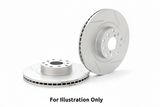 Paragon Performance Front Brake Rotors - Audi A3 / TT / VW Golf Mk7 / 7.5 Inc GTI - Sold as Pair