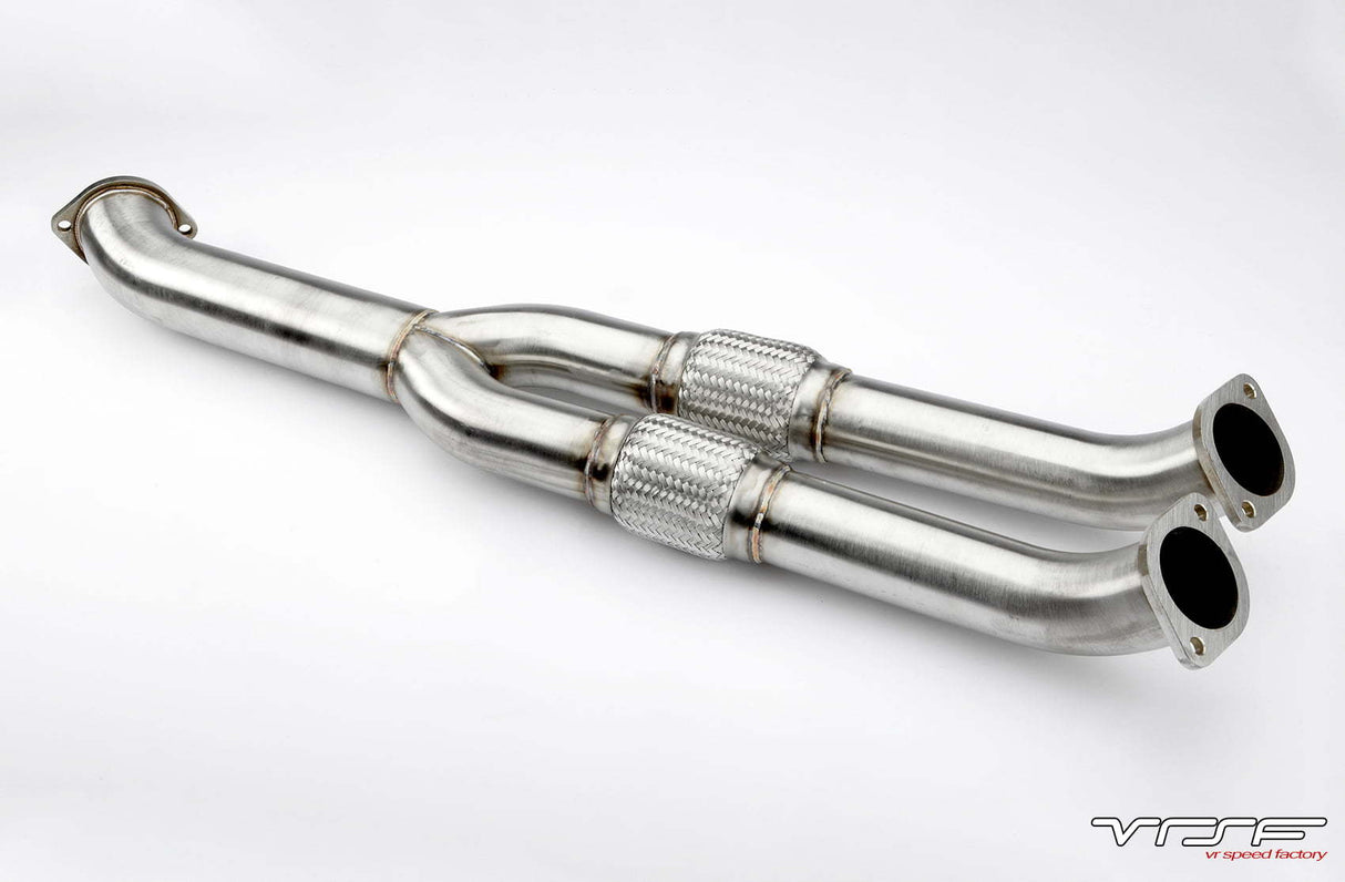 VRSF Nissan GTR 3.5″ Stainless Steel Mid Pipes