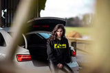 RacingLine Black Hoodie with Acid Box Logo- XXL