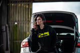 RacingLine Black Hoodie with Acid Box Logo- XXL
