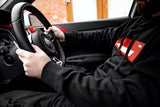 RacingLine Black Hoodie with Red Box Logo- XXL