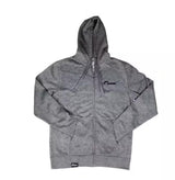 RacingLine Grey Full-Zip Hoodie- XXL