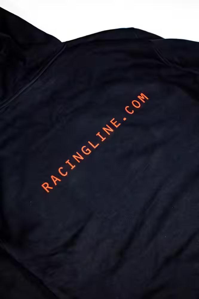 RacingLine Black Hoodie with Red Box Logo- XL