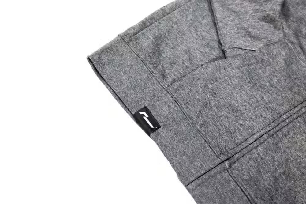 RacingLine Grey Full-Zip Hoodie- XXL