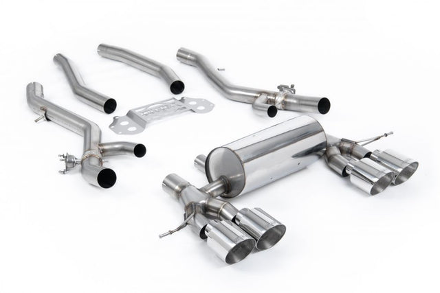 Milltek Sport | OPF/GPF Back Exhaust System (Centre Resonator Bypass) (BMW G80/81 M3, G82 M4) - ModsDirect