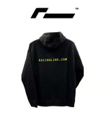 RacingLine Black Hoodie with Acid Box Logo- Large